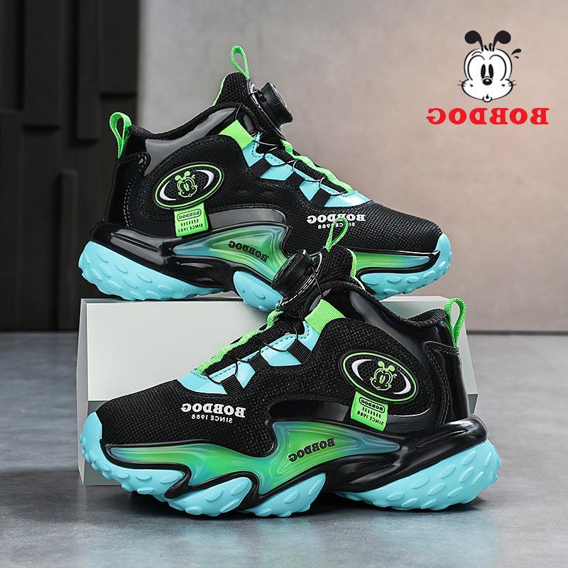 Bobodou Chłopięce Wodoodporne Skórzane Buty do Koszykówki Jesień/Zima 2025