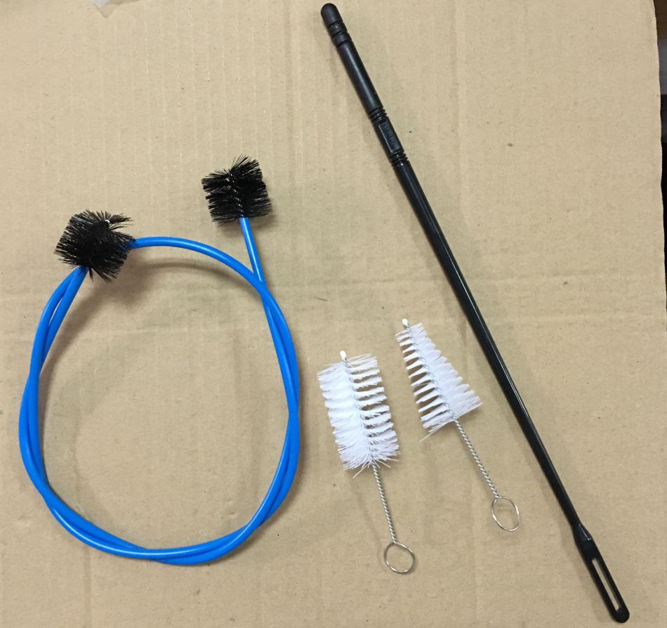 Small Wind Instrument Cleaning Brush Set - Mouthpiece & String Brushes (3 Pieces)