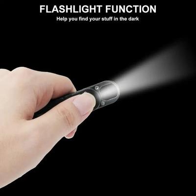 Multifunctional Mini Flashlight with Screwdriver Outdoor EDC Keychain Shape Screwdrivers Portable Steel Repair Tool