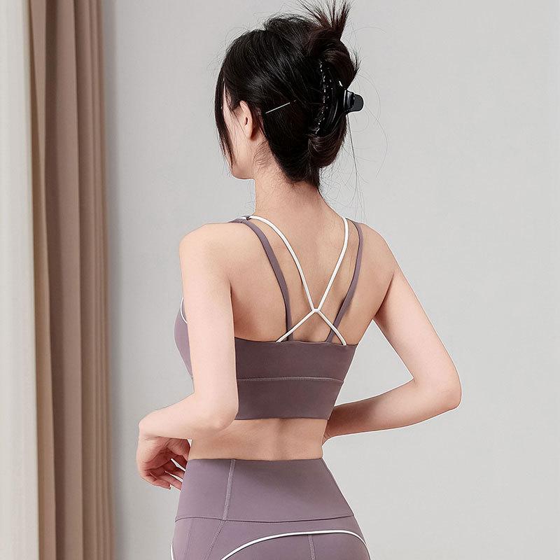 

Женский премиальный быстросохнущий костюм для йоги и спортзала 2024 года для бега и пилатеса. L (Bust & Hip Reference)