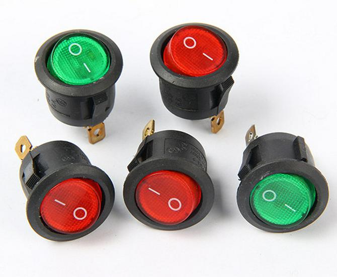 

Runhao KCD1-105BN/106 Маленький круглый тумблер