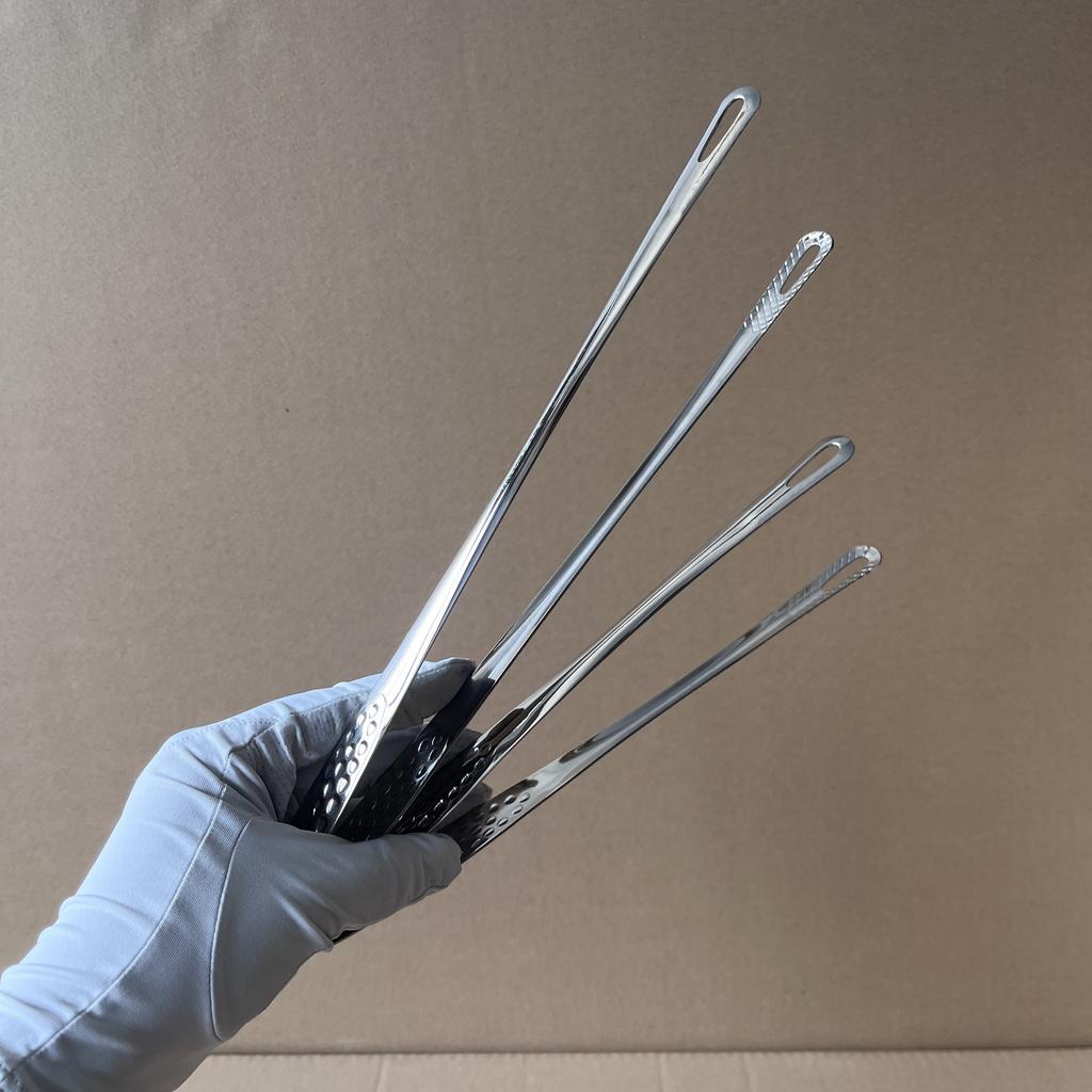 Nerezová ocel 304 BBQ kleště v korejském stylu Hotelová restaurace Bufetové kleště na jídlo Steak BBQ Kleště na chléb