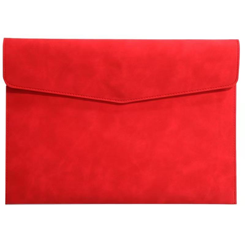 A4 Leather Document Briefcase: Minimalist, Retro, Waterproof, Large Capacity, Single Layer Business Bag