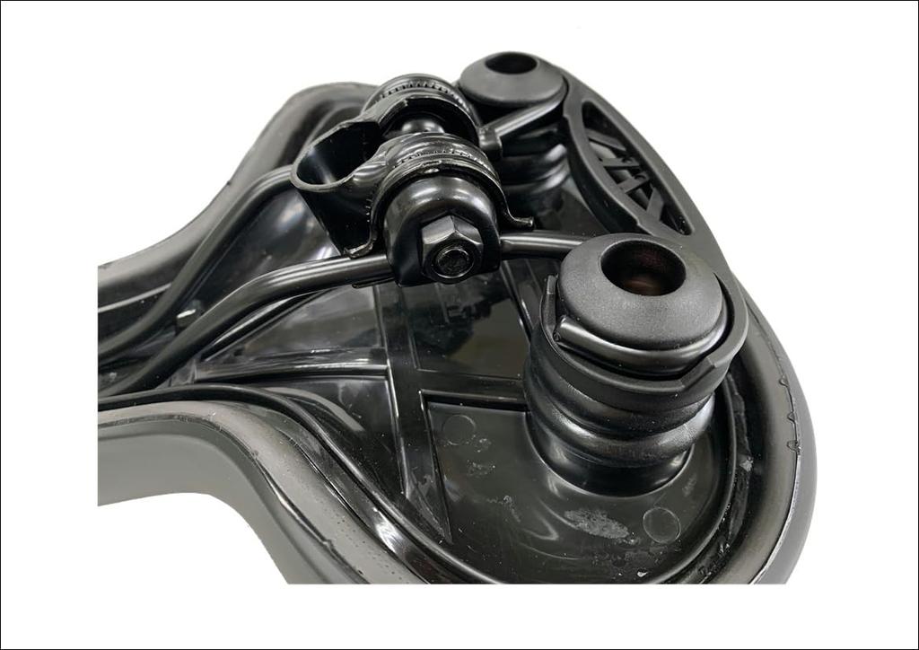 ORINPAS High Polymer Nano Saddle and Deluxe Specification Nano Polymer Black - Durable, Scratch-Resistant, Tear-Resistant, Deterioration-Resistant - -