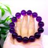 Amethyst Natural Carefully Highly Beautiful Good Includes Beading Wire and Perfect for Christmas or New Gifts [TANAKA YA] Bracelet, 16.1mm Amethyst,