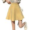 Korean Style Plus-Size Multi-Color High-Waisted Slimming A-Line Skirt for Women