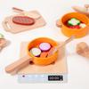 Kids' Wooden Cooking Set: Pretend Play Pots, Pans, and Utensils for Fun Simulation Cooking