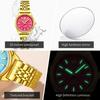 New Fashion Purple Dial Ladies Quartz Wristwatches Luxury Watch Women Waterproof Casual Dress Female Clock Montre Femme