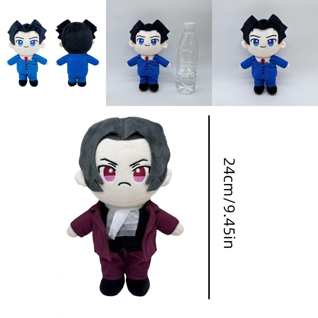 Ace Attorney Peluş Yumuşak Ve Sarılabilir Anime Hayranları İçin Mükemmel 24cm