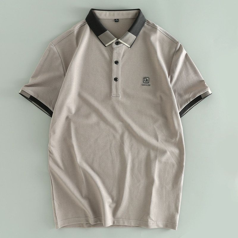 Foreign Trade Export Balance Cool Feeling Short sleeve Polo Shirt Men's Summer New Casual Fashion Simple Not Easy-Shaped Collar T-shirt