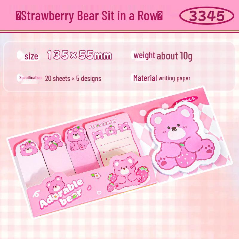 Creative Panda Sticky Notes - Large Notepad for Office and Student Use