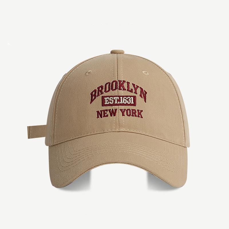 Deep Topped Duckbill Hat for Women, Xia Jia with Wide Brim, Baseball Hat, Big Head Circumference, Sun Protection, Men's Letters