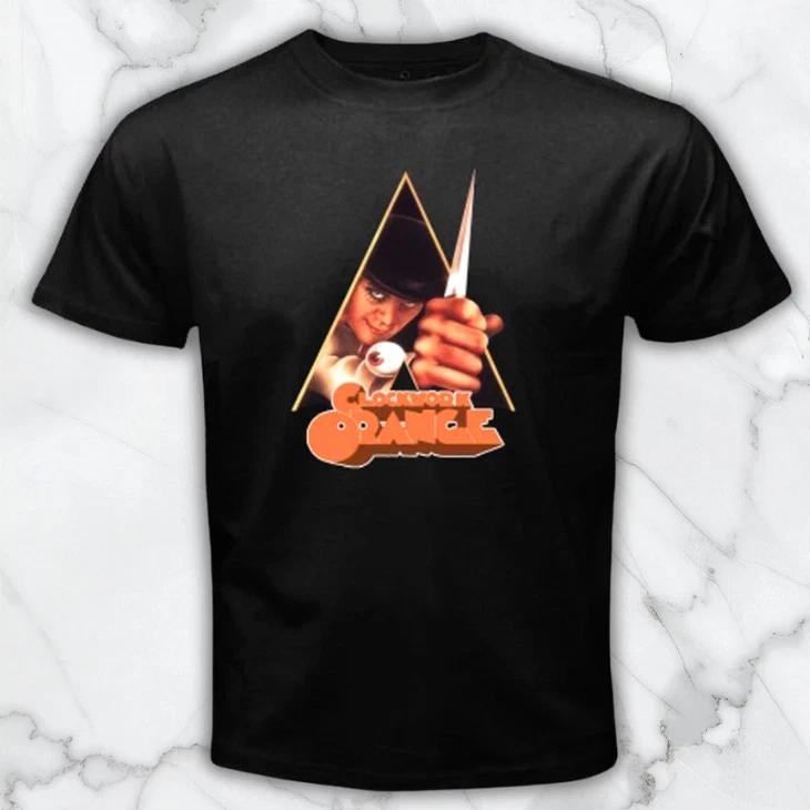 Clockwork Orange Movie Men s Black Graphic T Shirt Freeships XXL