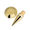 Insulator Gold 6mm x Noise Audio Shock for Musical Instruments Spikes, 8-Pack, Metal, Plated, 36mm, Reduction, Adjustable, Insulators, Resistant,