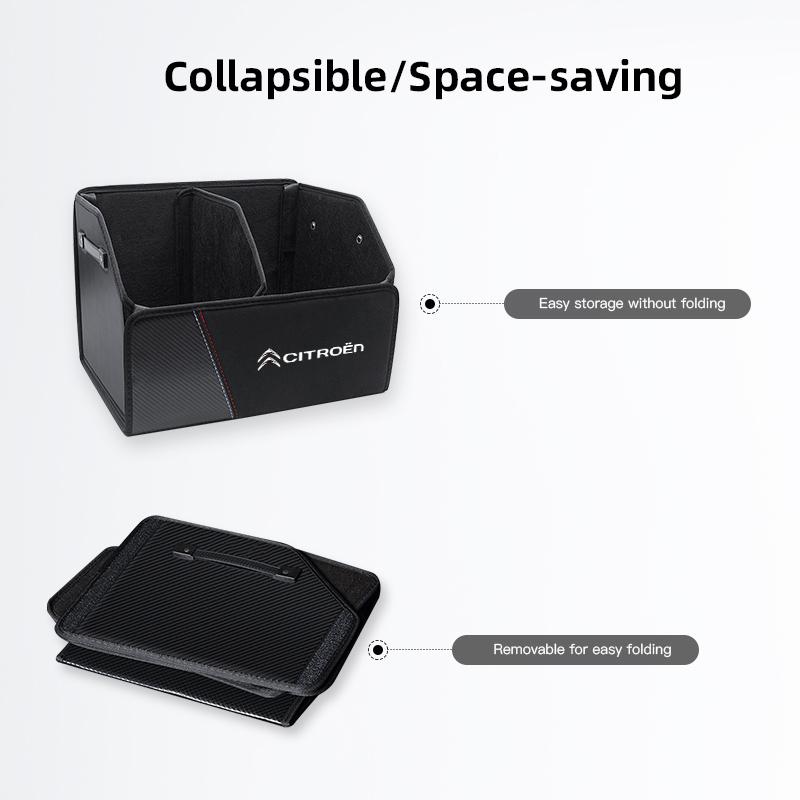 Car Accessories Trunk Storage Bag Camping Organizer Box Collapsible For Citroen C1 DS3 C2 C3 Vts C4 Saxo C4L C5 C6 C8 Xsara SEGA ajx256