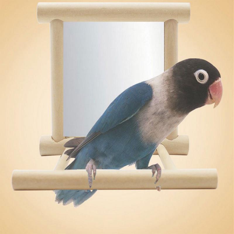 Wooden Bird Toys Fun Toys With Bells For Parrots For Birds Standing Parrot Toys Pet Toy