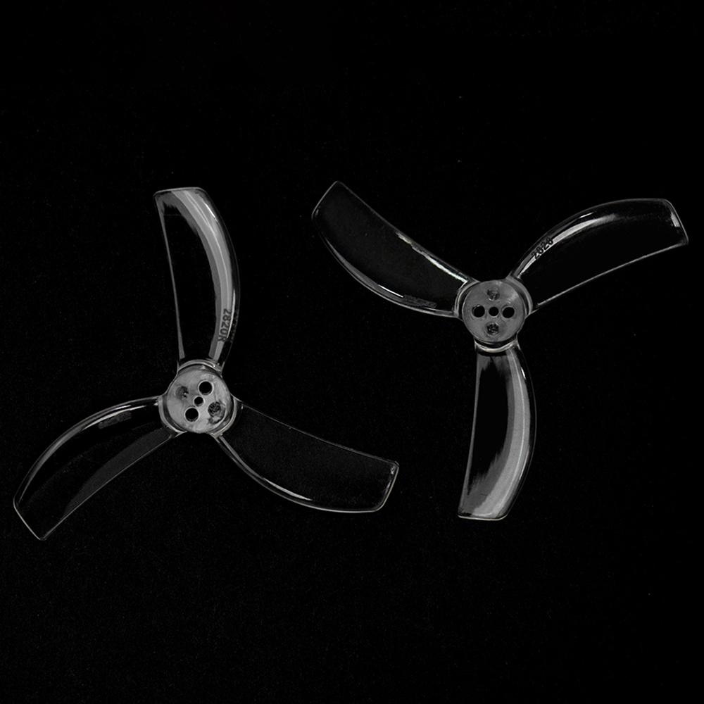 2 Pairs GEMFAN 2820 2.8 Inch 3-Blade PC Propeller 1.5mm 3 Holes for RC FPV Racing Drone Compatible with 1104-1404 Motors