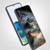 Black Mountain Peak Phone Case for Samsung Galaxy A55 A35 A17 A07 A15 A13 A25 A51 A71 A72 A73 A32 A52 A52S A41 5G Soft TPU Shell