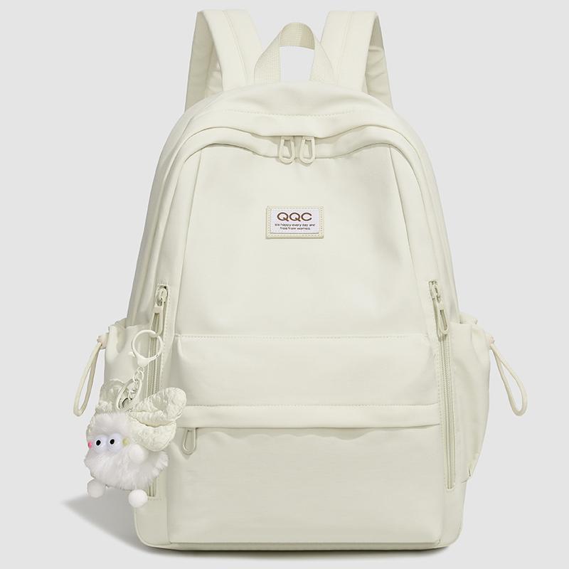 Women's Large Capacity Reduced-Burden Durable Backpack Junior High School Students Multi-Layer Multi-Pocket Schoolbag