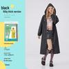 Reusable Full-Length Women's Raincoat for Outdoor Use