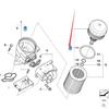 BMW 1, 3 Series, X1 N46 Oil Filter Housing & Cover (Part: 11427508968)