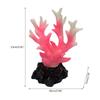 Aquarium Landscape Fluorescent Coral Simulation Coralreef Fish Tanks Decoration Aquatic Pet Landscaping Plant Figurine