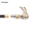 Golden White Ghost Skull Head Fashion Walking Stick Decorative Vampire Cospaly Vintage Fashionable Cane Halloween Crosier 93cm