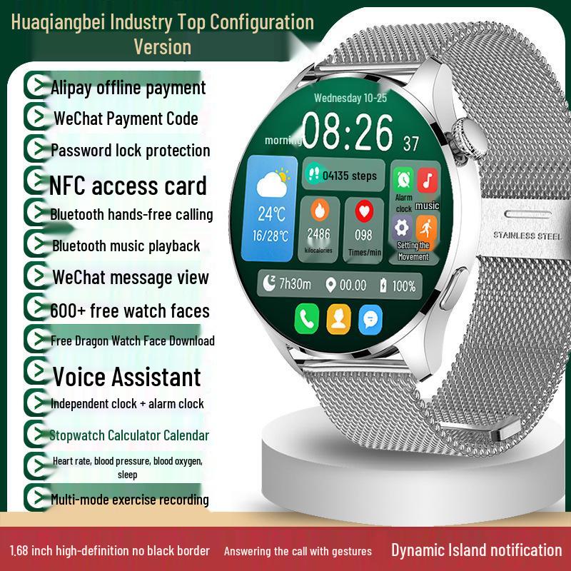 GT5Pro Smartwatch: Multifunctional Men's & Women's NFC Edition with Call Answering