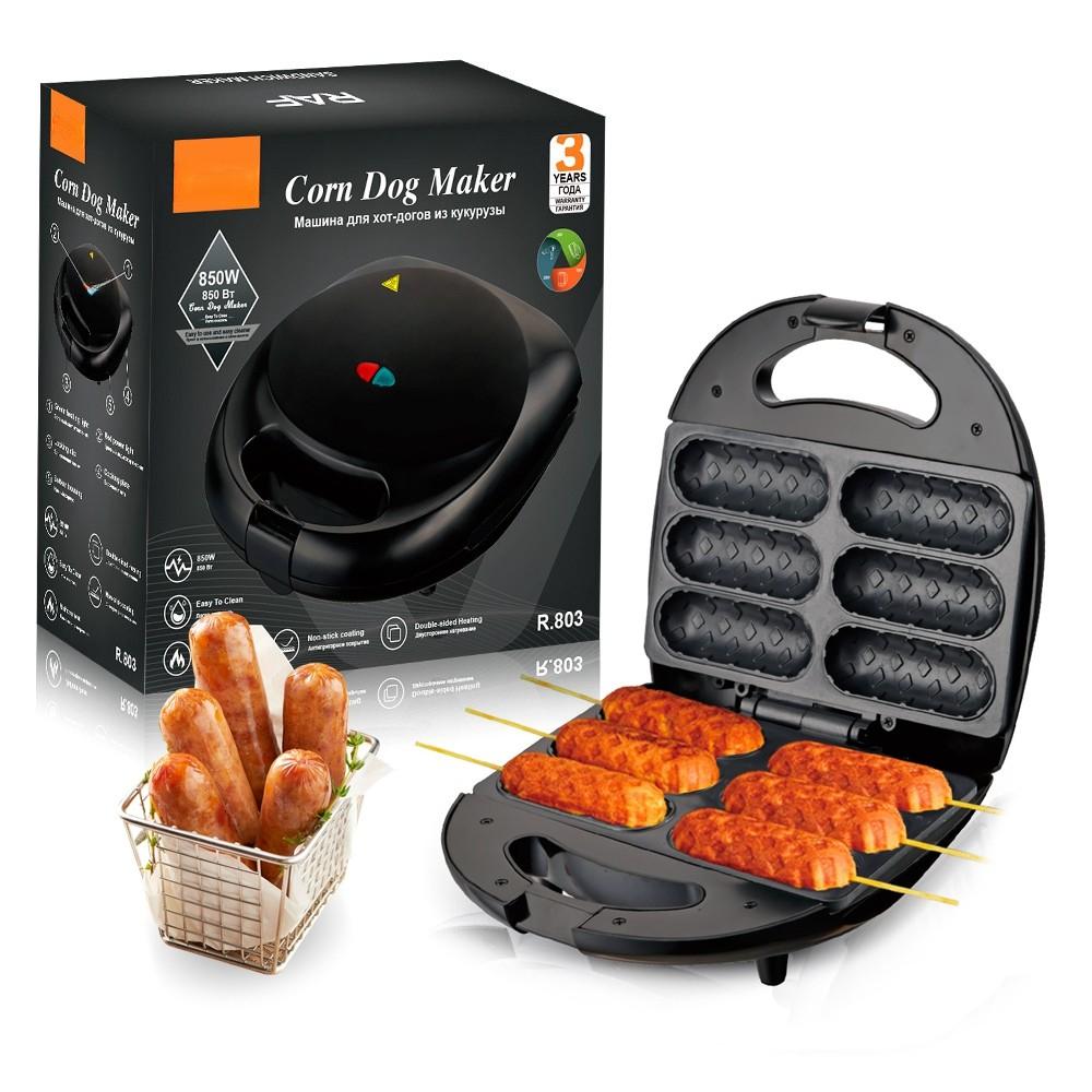 850W Elektrisk Pølsemaker Sprø Mais Pølsemaskin Kjøkkenapparater Frokostpanne Bakegrill