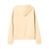 Women's Casual Solid Color Long Sleeve Zippered Hooded Sweatshirt Fashion Top