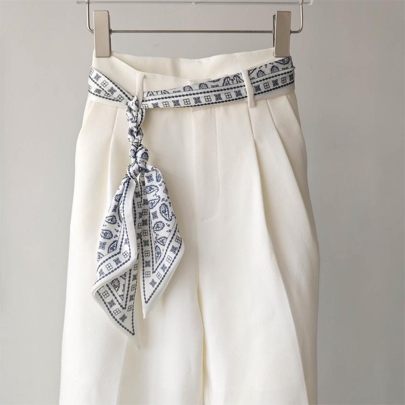 Versatile Silk Scarf/Belt Accessory for Women - 2025 Design, Perfect for Neck or Waist, Trendy with Jeans