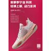 Li Ning All City 11 Jauniešu versija Izturīgi Elpojoši Zema profila Basketbola apavi Bērnu kedas Rozā-rozā ABPT005-5