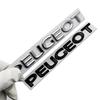 Autoaufkleber 2025 Heiß 1 Stück Auto Heckklappe 3D Emblem PEUGEOT Buchstabenaufkleber Zubehör für Peugeot 206 307 308 3008 207 208 407 4
