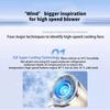 Portable Outdoor Handheld Fan, LED Digital Display, Long-lasting High Speed Fan With Multiple Settings