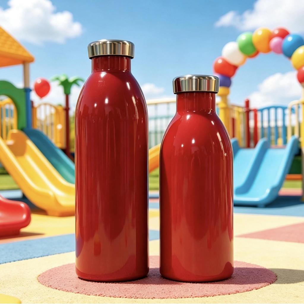 Portable 304 Stainless Steel Double-Layer Vacuum Thermos - Milk Cup, Small Mouth, Durable Design.