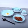 Creative Solid Color Melamine Plate – Faux Porcelain Round Tableware for Home or Hotel Use