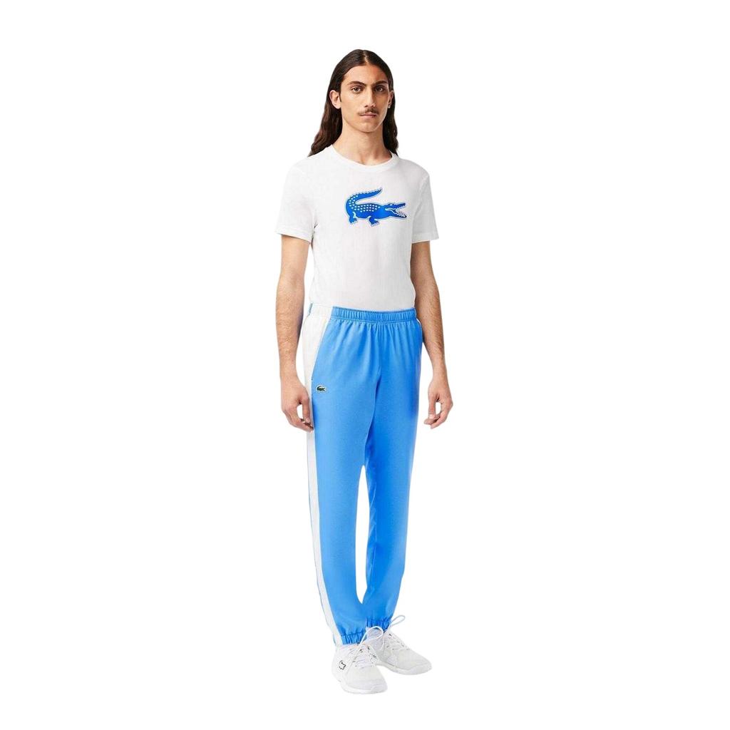 Lacoste Mens Colour Block Tapered Tracksuit Bottoms