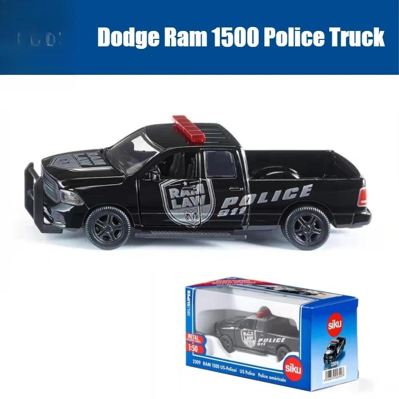 1/50 2309 Dodge RAM 1500 US Police Toy Pickup Car For Children Diecast Truck Model Collection Doors Openable Gift For Kid