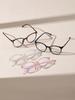 1/4 PC S Fashion Round Plastic Frame Women Classic Clear Glasses For Men Daily Life Take Photo Eyeglasses Clothing Accessories.