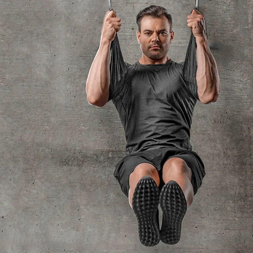 2pcs Rip-Resistant Abdominal Muscle Cantilever Nylon Hanging Belt Suspension  Household Fitness