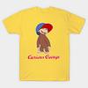 Asian Size Cotton Unisex Tshirt Print T-shirt yellow monkey T-shirt No-Cut Print Regular Fit