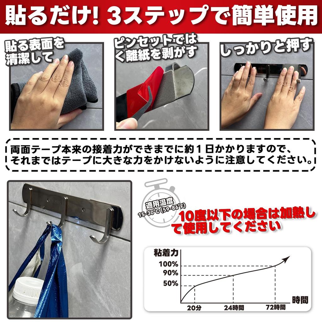 Double-sided Tape, Super Strong Double Sided Tape, Double Sided Tape for Work, Double Sided