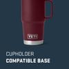 YETI Rambler 20 Travel Mug, Stainless Steel, Vacuum Insulated, with Stronghold Lid, Wildvine Red