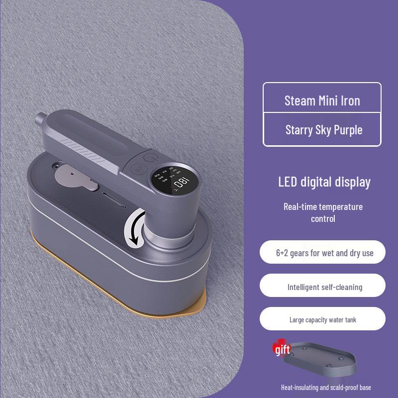 Compact Folding Handheld Garment Steamer and Electric Iron US Standard Export