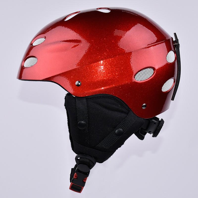 Adjustable Ski Helmet With Multiple Ventilation Holes Safety In Alpine Snowboarding Downhill Skiing