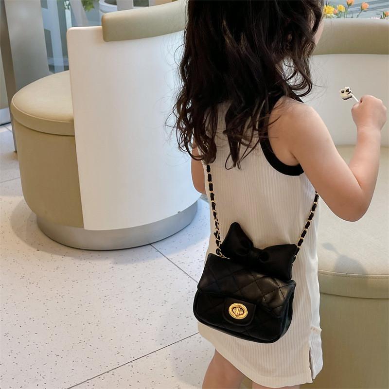 Stylish Girl's Mini Crossbody Bag Chic Chain Shoulder Purse For Little Fashionistas