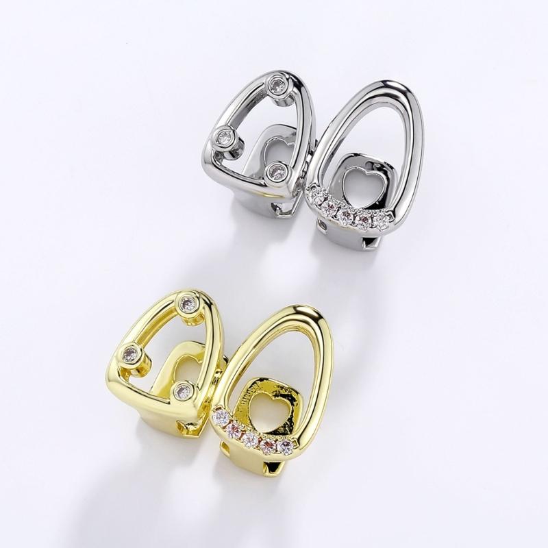 Fashion Dental Jewelry Featuring Zirconia In Hip Hop Designs For Trendy Event