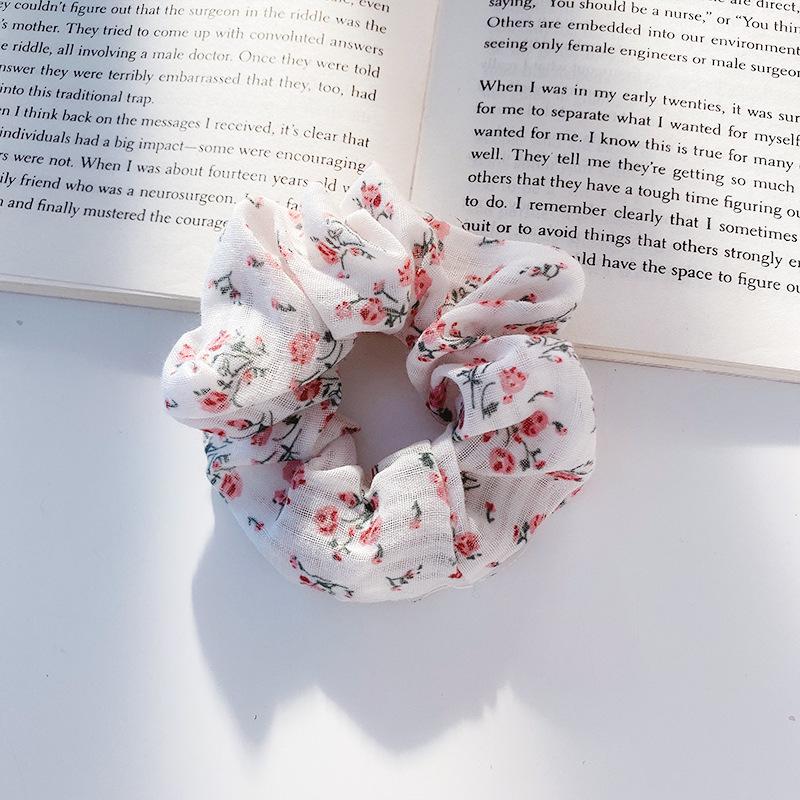 Korean JK College Style Hair Accessories Set: Cute Hair Ring, Headband, Rubber Band, and Large Intestine Hair Rope