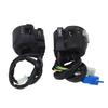 2Pcs Motorcycle Handlebar Switch 7 8in 22mm Left Right Turn Signal Horn Headlight Control Switch for 125 YBR125