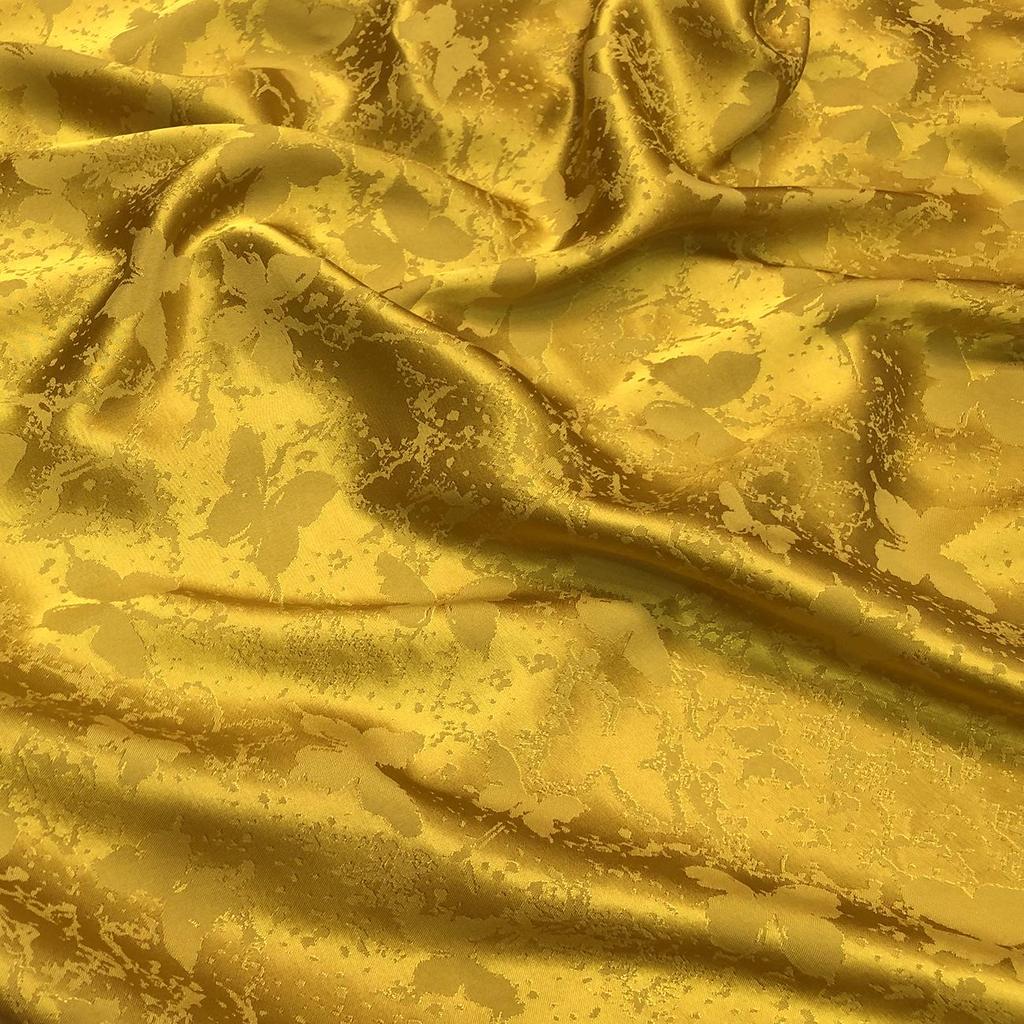 Verdickter Jacquard-Satin Cheongsam Stoff Anzug